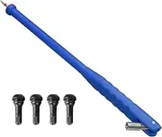 RUIFUU 5Pcs Tire Valve Stem Puller Tools Set -1 x Valve Stem Installer, 4 x TR413,Stem Puller and Installer, 2-in-1 Tire Valve Puller Tool for Cars, Trucks, Bicycle, Motorcycles