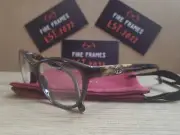 Rare Gucci GG 3626 DKP Brown Horn Eyeglasses Glasses Frames RX-able 54-15-130