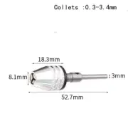 0.3-3.4mm Drill Chuck Collet for Drill Bit Chuck Shank Rotary Tool Quick Change