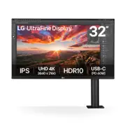 LG UltraFine 32in 4K UHD IPS 60Hz Ergo Monitor (32UN880K-B)