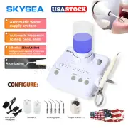 Dental Ultrasonic Scaler Handpiece + 5*Tips +2*Bottles Fit Cavitron DTE SATELEC