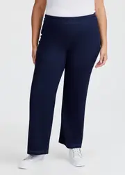 [Virtuelle] Taking Shape The Travel Wide Leg Jean Size 20 in Indigo, Cotton - Plus Size Women's Clothing Indigo