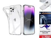 For iPhone 15 Plus Pro Max Case Ultra Thin Clear Soft Silicone Shockproof Cover