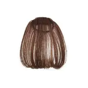 3 Pcs Women's Synthetic Air Bangs Thin Invisible Clip In Hair Bangs Extensions Straight Neat Fringes Fake Bangs