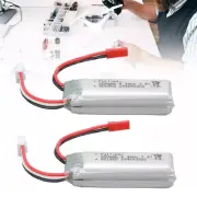 2PCS 7.4v 600mah Large Capacity RC Airplane Battery for WLtoys XK A280 JST plug