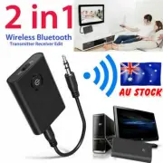 Wireless Bluetooth Transmitter Receiver A2DP Audio 3.5mm Jack Aux Stereo Adapter