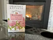 New ~ Rare ~ Crabtree & Evelyn Rosewater Soap w/ Cold Cream 3.5 oz. ~ Dry Skin