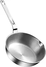 FytStycale Stainless Steel Frying Pan, Frying Pans, Cooking Pot, Kitchen Cookware, Steak, Non-Stick Pan for Induction Cooker, 12cm