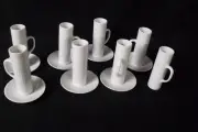 VINTAGE MCM METASCO JAPAN WHITE PORCELAIN 4" CORDIALS SET ~ NOS