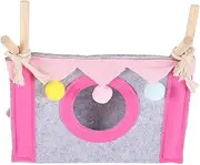 VILLFUL Guinea Pig Corner Hideout Cozy Small Bunny Nest Hamster Sleeping Hut Lightweight Portable Pet House for Small Animals Winter Warm Bed for Hamsters and Guinea Pigs
