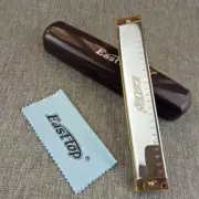 Professional 24 Hole C Polyphonic Harmonica for Children's Beginner Harmonica