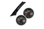 SAAS Dual Pillar Pod w/ Oil Pres & Volts SRD Gauges for Commodore S1 and S2 All