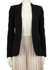 Black Slim-Fit Tailored Blazer