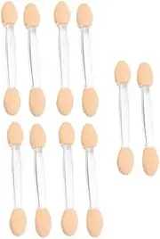 Sponge Eyeshadow Stick 7.5cm6.5 Flat Rod Two-color Double-head Color Eyeshadow 10 Brushes Brush Pack Cotton Makeup Swabs