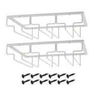 Wine Glass Rack Under Cabinet Hanging Stemware Rack, Metal Wine Glass4938