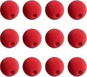 12 Pcs Red Foam Clown Noses Circus Nose Cosplay Nose Reindeer Nose Carnival Masquerade Nose Halloween Costume Nose Party Favor