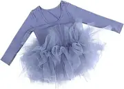 [SHOWERORO] 1 PC Children's Dance Clothes Kids Formal Dress Bustier Bodysuit Pink Tutu for Girls Nativity Costumes for Kids Tutu Skirted Ballet Outfit Gymnastics Skirted Leotards Girl Child