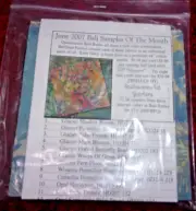 June 2007 Bali samples of the month 5" quilt blocks 26 ct