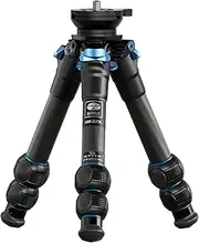 [SIRUI] AM-223L Small Mini Carbon Travel Tripod with Levelling Base and Leveller, Lightweight Photo Travel Tripod Mini Tripod for Mirrorless Camera, Maximum Load 15 kg, Folded Height 23 cm
