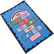 Baby Padded Floor Mat Boys and Girls Play Tent Rug Non-Slip Cartoon Floor Blanket Household Rug for Crawling Jumping