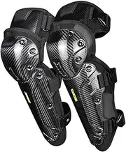 Racing Knee Guards Pads Braces Motocross Knee Pad Reflective Carbon Fiber Motorcycle Knee Guard Anti-fall Motocross Sport Kneepad Safety Gear Knee and Shin Guard Knee Cap Pads Protector