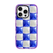 iPhone 16 Pro Impact Case MagSafe Compatible Balloon Checkers - Royal Blue