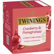 Twinings Cranberry & Pomegranate Tea Bags 10 pack