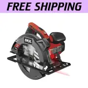 Corded Electric 15 Amp Circular Saw - 7-1/4 Inch Blade with Safety Features