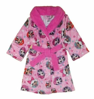 L.O.L Surprise! Girls L/S Luxe Plush Robe Size 4 6 8 $42