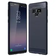 For Samsung Galaxy Note 9 Case, Rugged Shockproof Heavy Duty Snti Slip Protective Case Cover (Navy Blue)