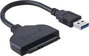 USB SATA adapter - For 2.5" SSD/HDD - USB 3.0 to SATA III Hard Drive Cable - Comptible with Samsung, Toshiba, Seagate, WD, Western Union, Crucial, SanDisk, Kingston, Hitachi and more