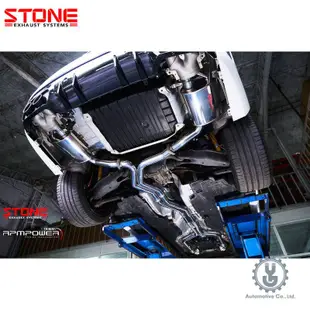 STONE巨石｜Benz C400｜Cat-Back System｜中尾段排氣管｜電子閥門系統【YGAUTO】
