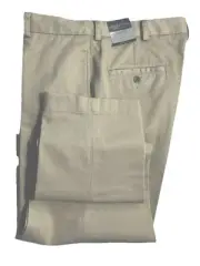NWT Brooks Brothers Advantage Chino Clark Men's Pants 35x34 Wrinkle Free