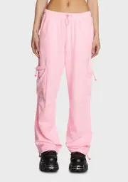 [NGOrder] Pink Cargo Jersey Joggers