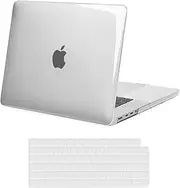 MOSISO Compatible with MacBook Pro 16 inch Case 2025-2021 M4 M3 M1 M2 A3403 A3186 A2991 A2780 A2485 Pro Max Chip Touch ID, Protective Plastic Hard Shell Case&Keyboard Cover Skin, Crystal Clear
