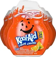 5 PACK Kool-Aid Orange Flavor Enhancer Liquid Drink Mix 48ml FRESH