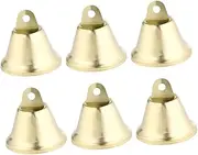 PRETYZOOM 2sets Handmade Pet Collar Bell Pendant Christmas Jingle Bells s Hook Gold Decorative for Cat Dog 20pcs*2