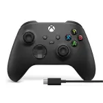 【快速出貨】全新公司貨 微軟XBOX無線控制器（磨砂黑）+ USB-C 纜線 / WINDOWS 10專用無線轉接器套組