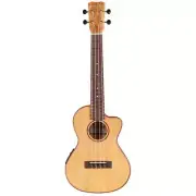 Cordoba 24T-CE Spruce & Spalted Maple Tenor Electric Ukulele