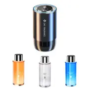 Car Cup Holder Diffuser USB Rechargeable Perfume Air Freshener Fragrance Oil 2se