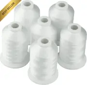 Polyester Embroidery Thread, Black & White Colors for Sewing Machines