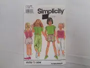 Simplicity Pattern - Child's Pants/Shorts and Top (5-6X) #7834 - Uncut