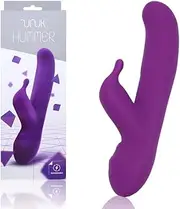 Rechargeable Unik | Rabbit Vibrator, Clitoral G-Spot Stimulator, Purple Rabbit Stim 6 Inch Dildo Sucking Dildo Thrusting Masturbation Vibe Gspotter Toys For Women
