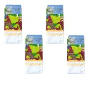 Just Comfort Set of 4 Microfibre Printed Tea Towels White Grapes