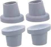 4pcs Rubber Feet for Shower Chair Non-Slip Chair Leg Covers Replacement Feet Covers Cane Tips Furniture Leg Cover Bath Chair Rubber Tips