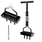 Manual Lawn Aerator Lawn Aerator Garden Tool T-Shaped Handle Corer Plug Aerator