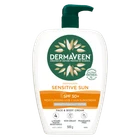 DermaVeen Sensitive Sun SPF 50+ Sunscreen 500g Sunscreen Moisturiser UVA UVB