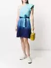 CECILIE Copenhagen Cotton Belita One Shoulder Ruffle Ombre Dress S 4/6 Nordstrom