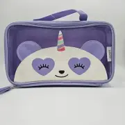 Yoobi Pencil Case Trinket Bag Lego Storage Purple Unicorn Rare