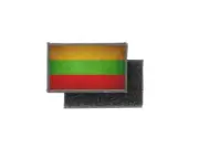 Flag patch printed badge country vintage lithuania